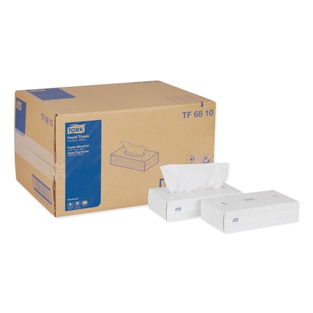 Tork Tork Advanced Facial Tissue Flat Box White, Soft, 2-ply, 30 x 100 tissues, TF6810 TF6810